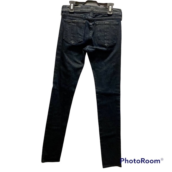 Rag & Bone Dark Wash Skinny Jeans, size 25 - Picture 3 of 6